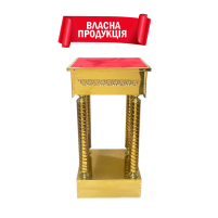 ПОДСТАВКА Красная   ↕85см ↔45см ↕45см   Булат Бархат 