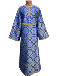 СТИХАРЬ   Синий   р52/д150см   Парча   