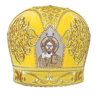 МИТРА   Жовта   Розмір 57   Оксамит Вишивка 