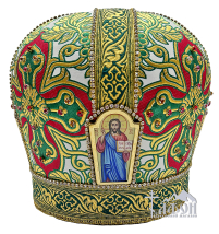 МИТРА   Зелена   Розмір 57   Парча 