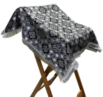 НАКИДКА на АНАЛОЙ  ↑90см ⟷90см  Черная  Парча