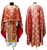 Облачение  Красное   52р/д145см   Парча "Нарцисс"
