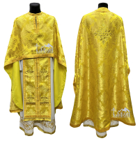 Облачение  Желтое  48р/д145см   Парча "Папоротник"