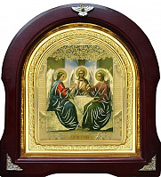 Вседержитель. Двунадесятые праздники. Иконы ПОД СТЕКЛОМ Арочная рамка