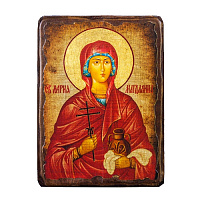 Женские. Иконы на ДЕРЕВЕ, Малые, Под старину