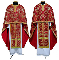 Облачение греческий крой  КРАСНЫЕ