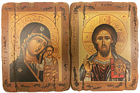 ПАРЫ на ДЕРЕВЕ. Иконы Вседержитель/Богородица  