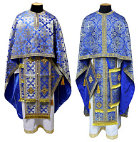 Облачение греческий крой  СИНИЕ