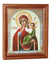 Богородичные Иконы ПОД СТЕКЛОМ Прямая рамка