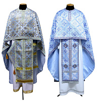 Облачение греческий крой  ГОЛУБЫЕ